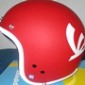 CASCO VESPA COLOR RED tg.L